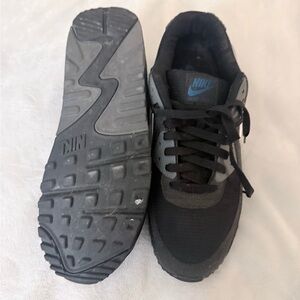 Nike Black and Gray Low-Top Sneakers